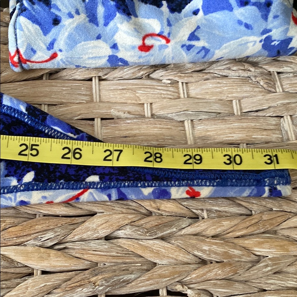 Vintage 1960s Floral Blue High-Waist Bikini Set - Picture 16 of 16